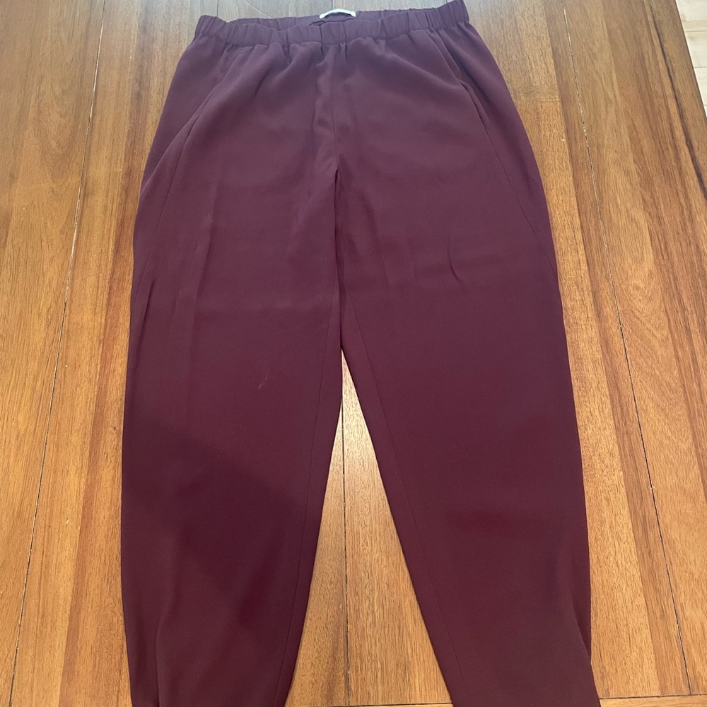 Women's Burgundy Pants